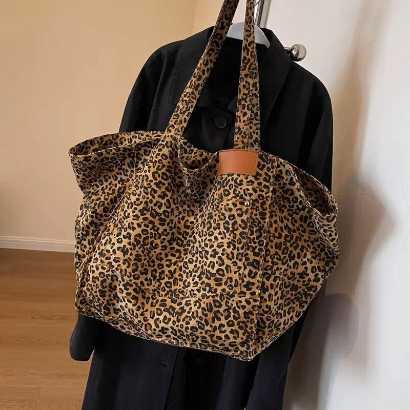 Sac Cabas Léopard Transformable