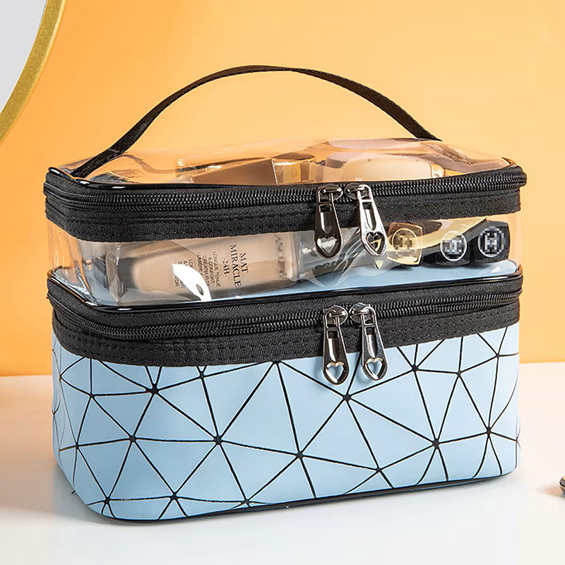 Trousse Capri Géométrique Compacte