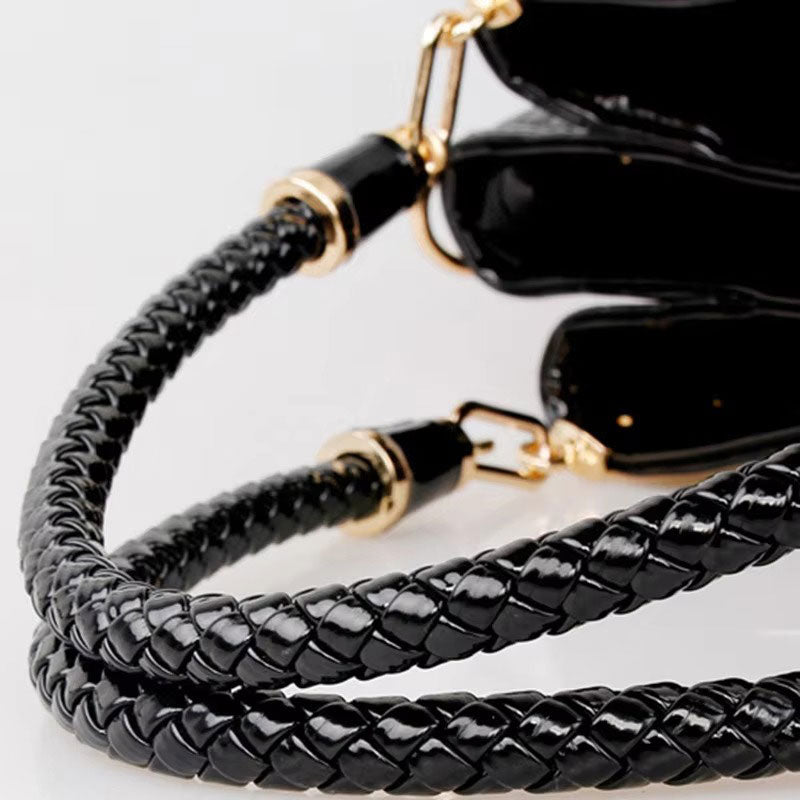 Sac Palermo Croco Noir – Audace et Raffinement