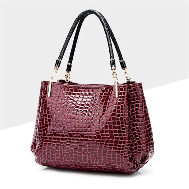 Sac Palermo Croco Noir – Audace et Raffinement