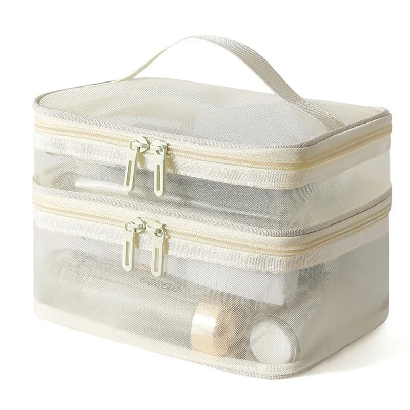 Trousse Amalfi Double Compartiment Transparent