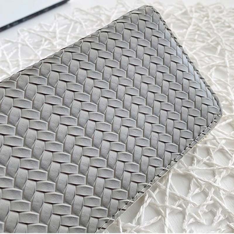 Portefeuille Leonia au Motif Tressé