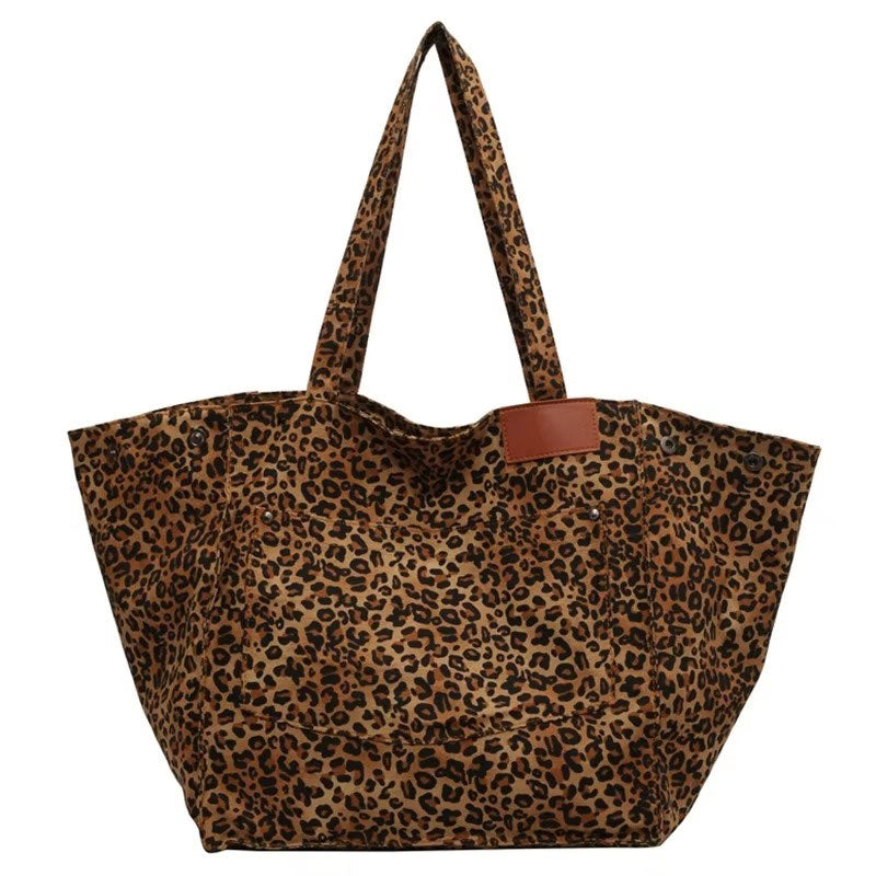 Sac Cabas Léopard Transformable