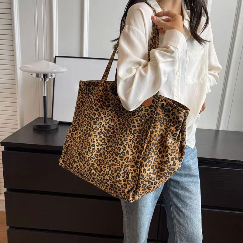 Sac Cabas Léopard Transformable