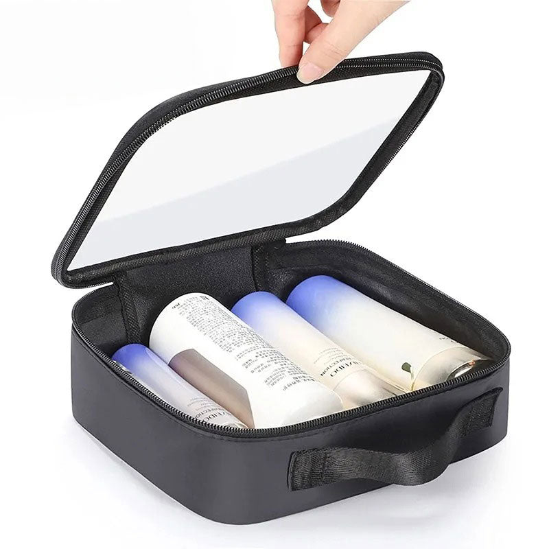 Trousse Voyage Compacte Transparent Double Zip
