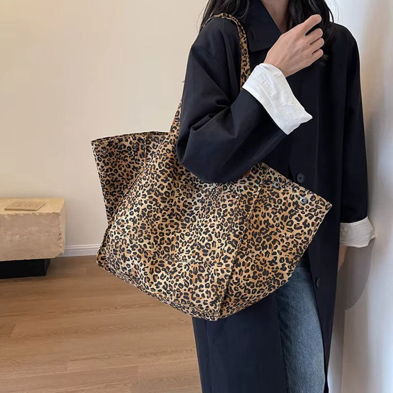 Sac Cabas Léopard Transformable