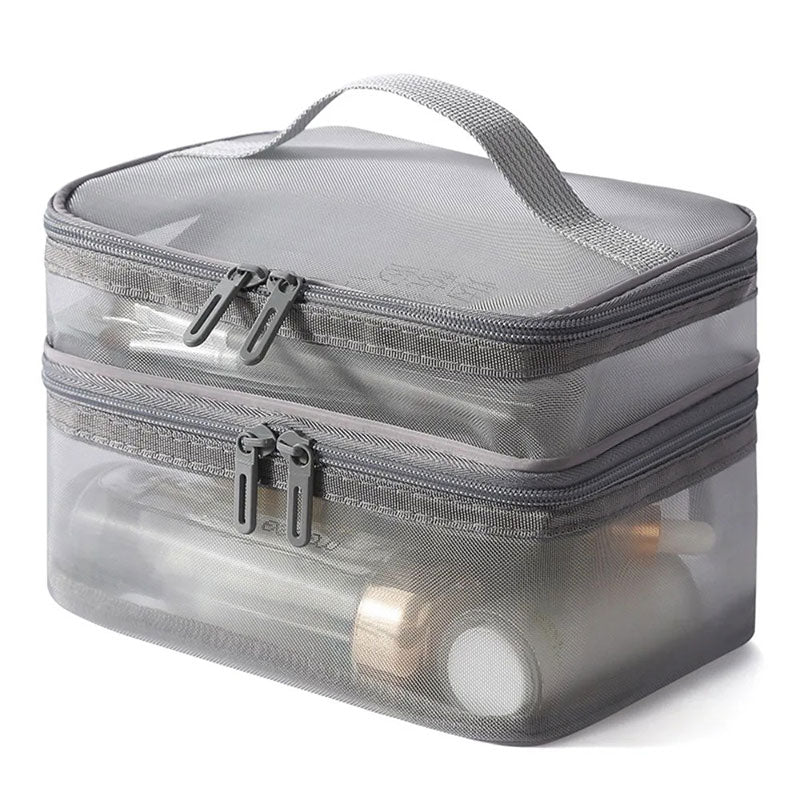 Trousse Amalfi Double Compartiment Transparent