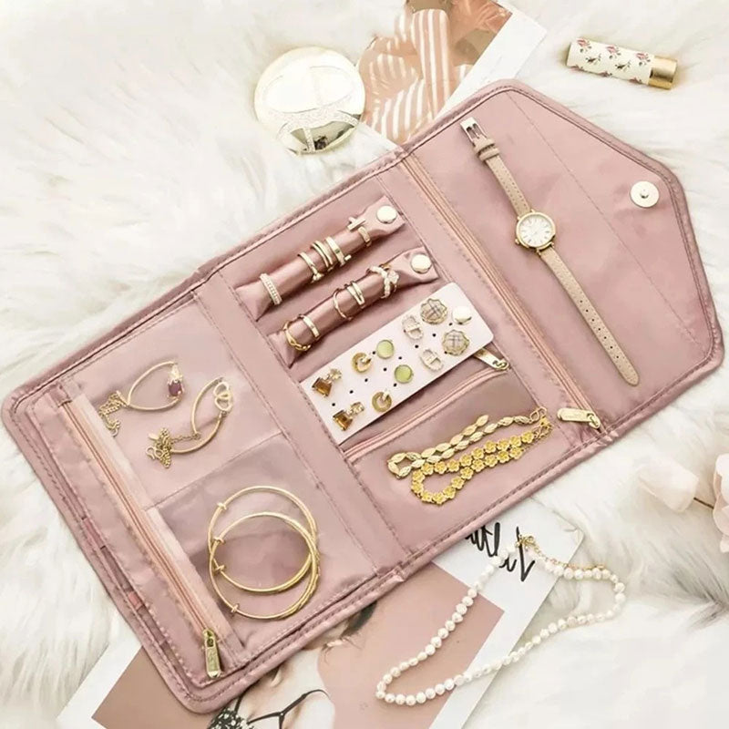 Valentina Voyage Pochette à Bijoux Nomade Élégante et Compacte