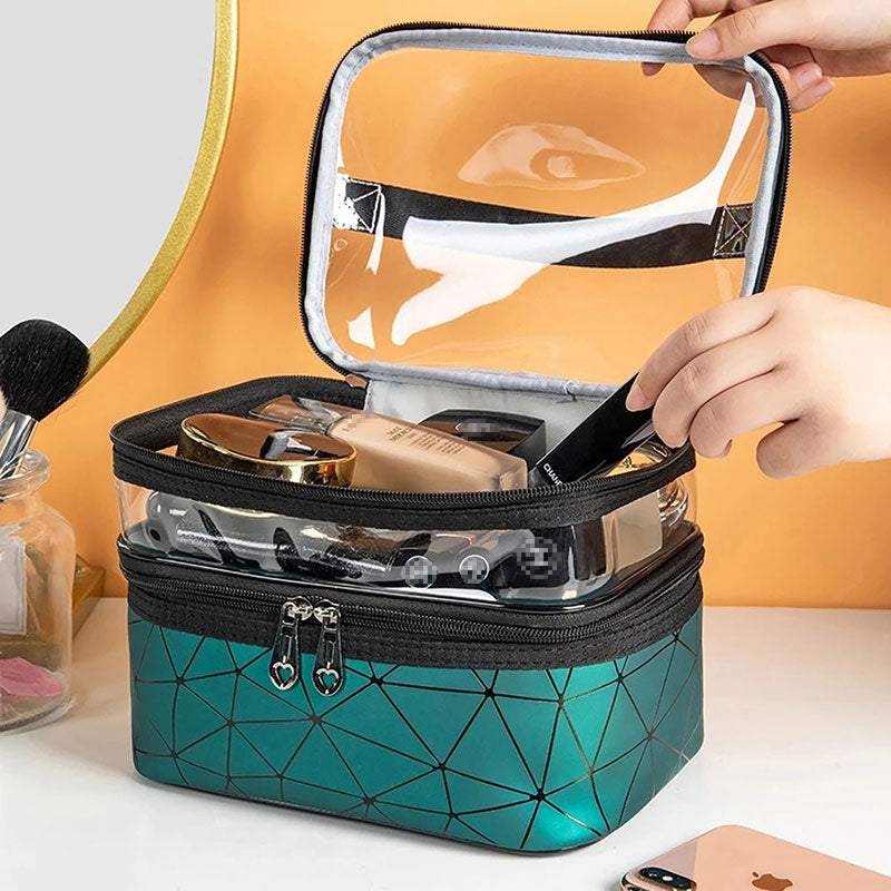 Trousse Capri Géométrique Compacte