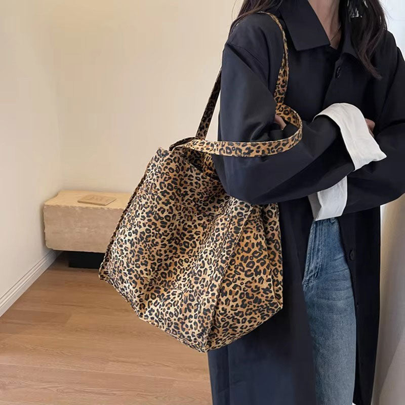 Sac Cabas Léopard Transformable