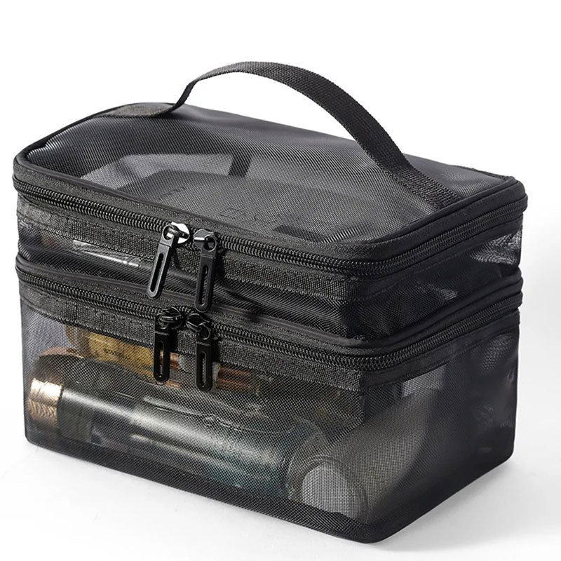 Trousse Amalfi Double Compartiment Transparent