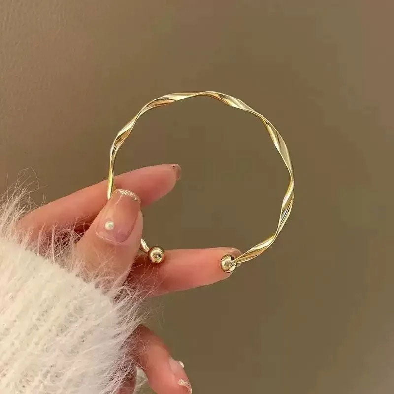 Bracelet Torsadé Doré