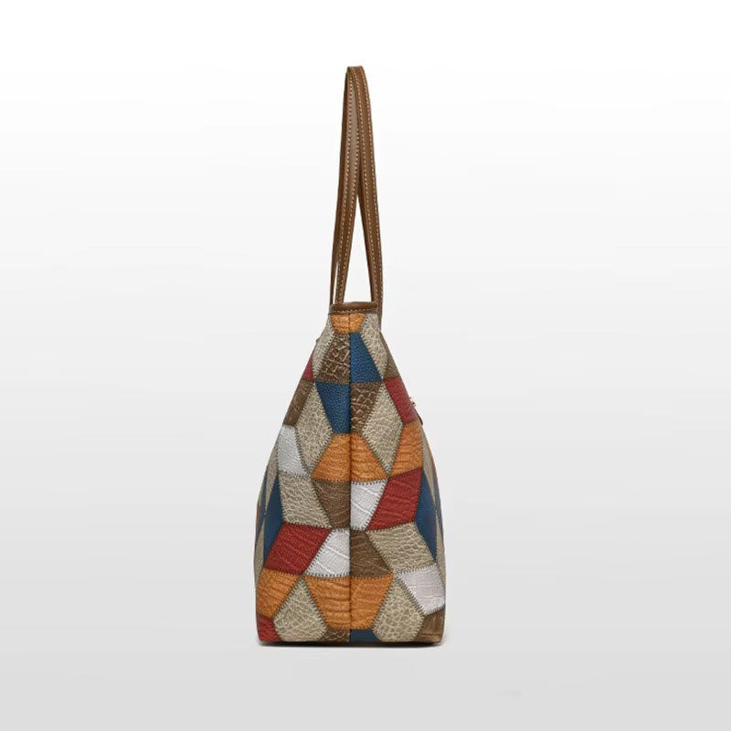 Sac Colorato Cubico – Cabas Graphique Multicolore