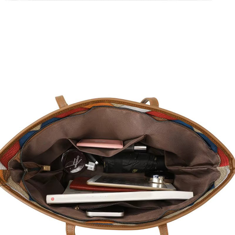 Sac Colorato Cubico – Cabas Graphique Multicolore
