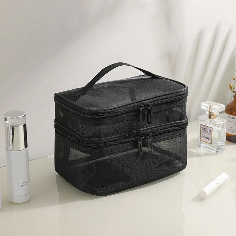 Trousse Amalfi Double Compartiment Transparent