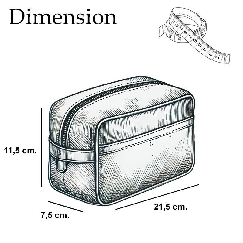 Trousse Bellina Texture Velours